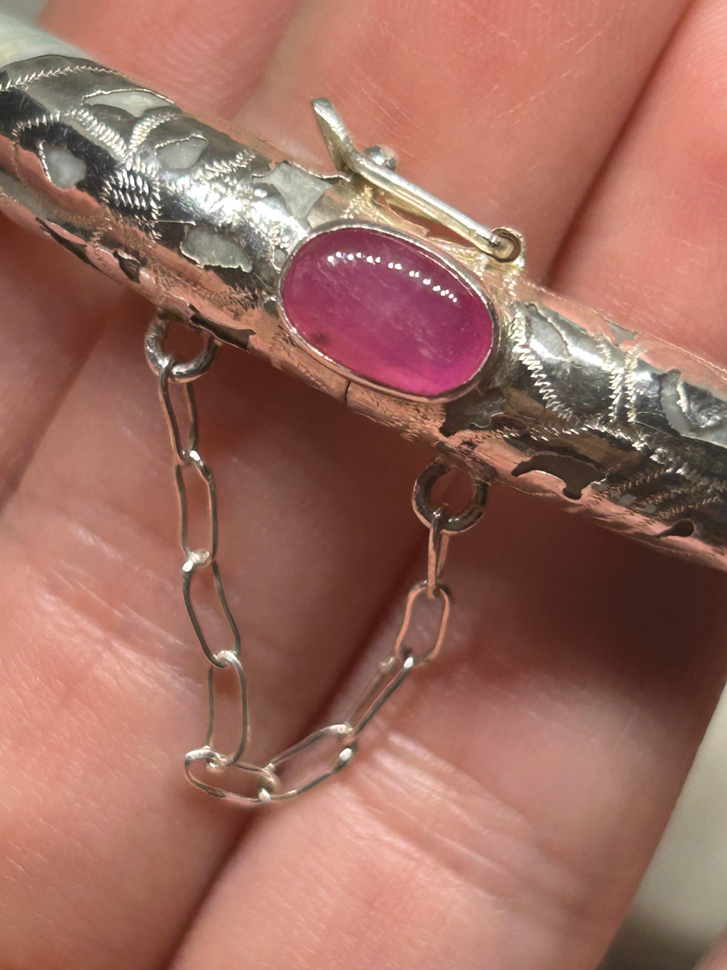 Jade & Ruby Bangle 52.6mm