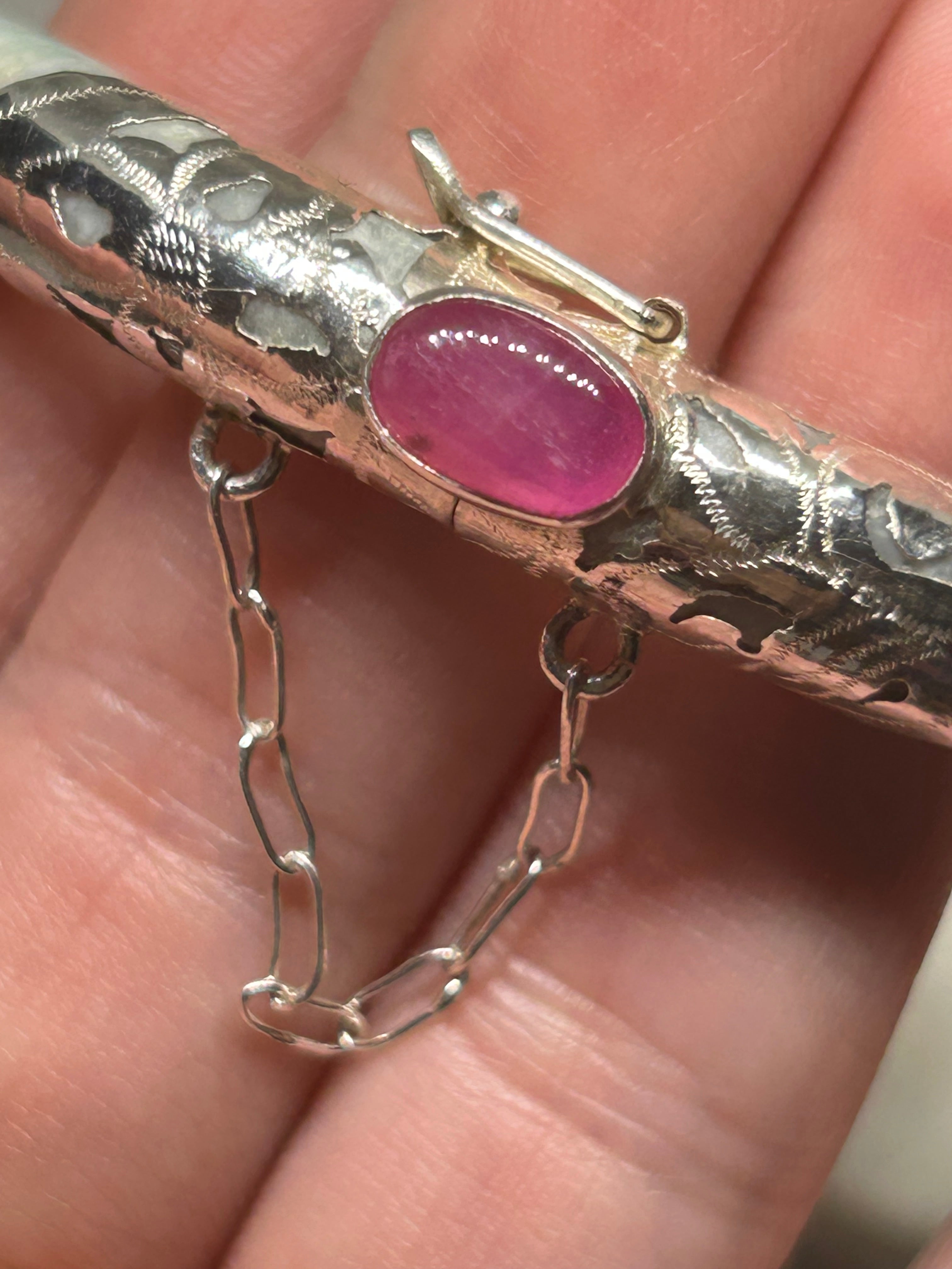 Jade & Ruby Bangle 52.6mm