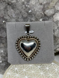 Vintage Taxco Heart Pendant