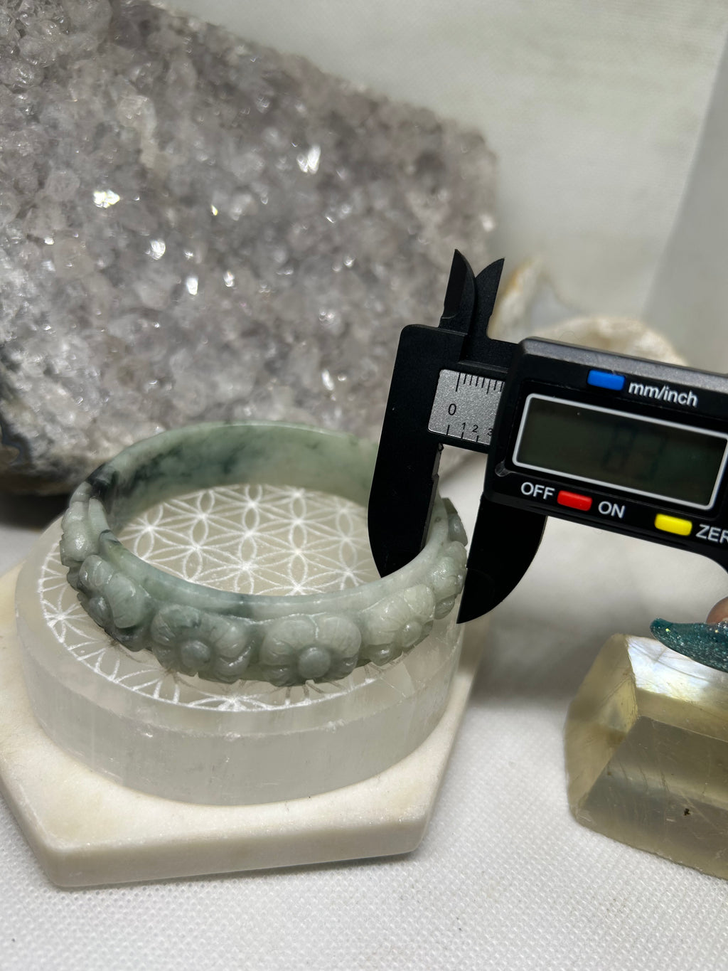 Carved Jade Bangle
