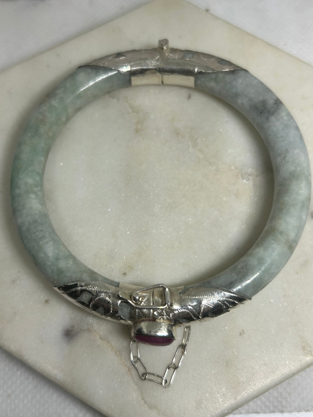 Jade & Ruby Bangle 52.6mm