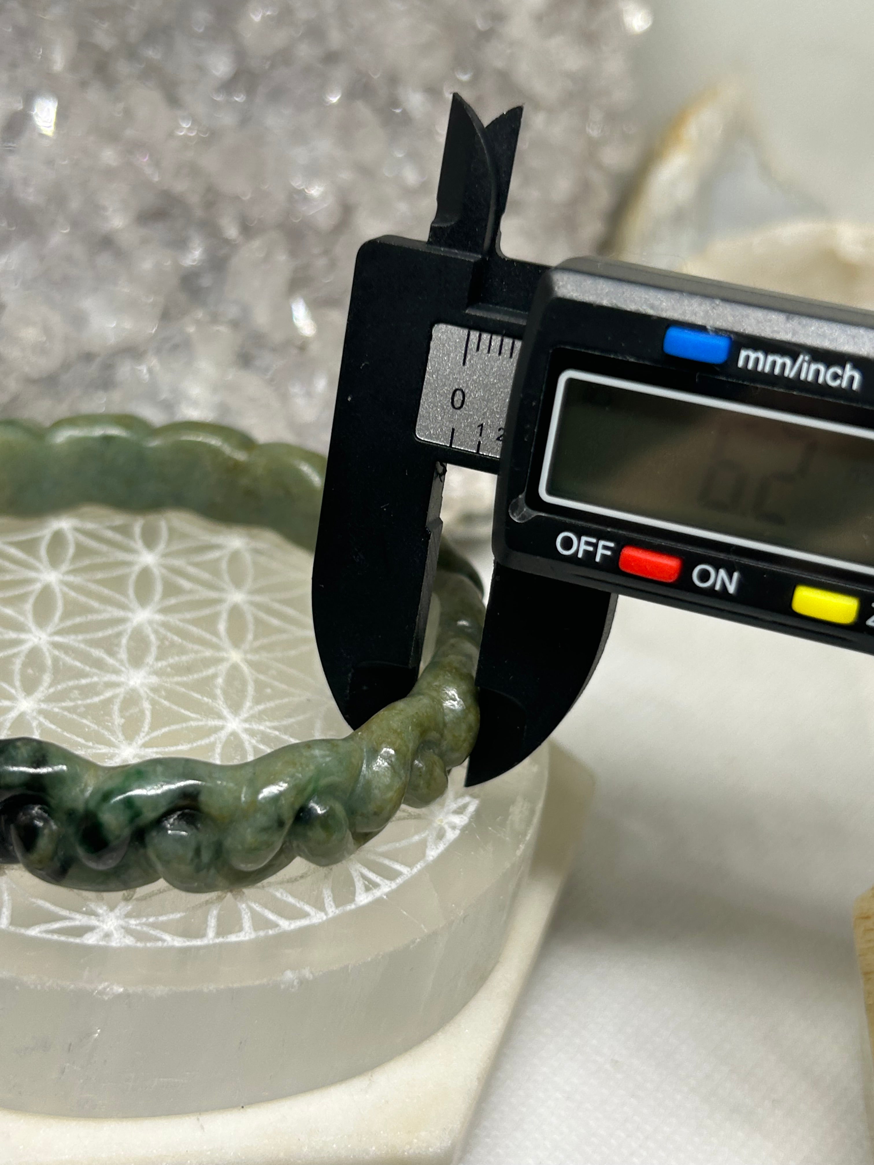 Carved Jade Bangle