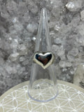 Vintage Sterling Puffy Heart Ring