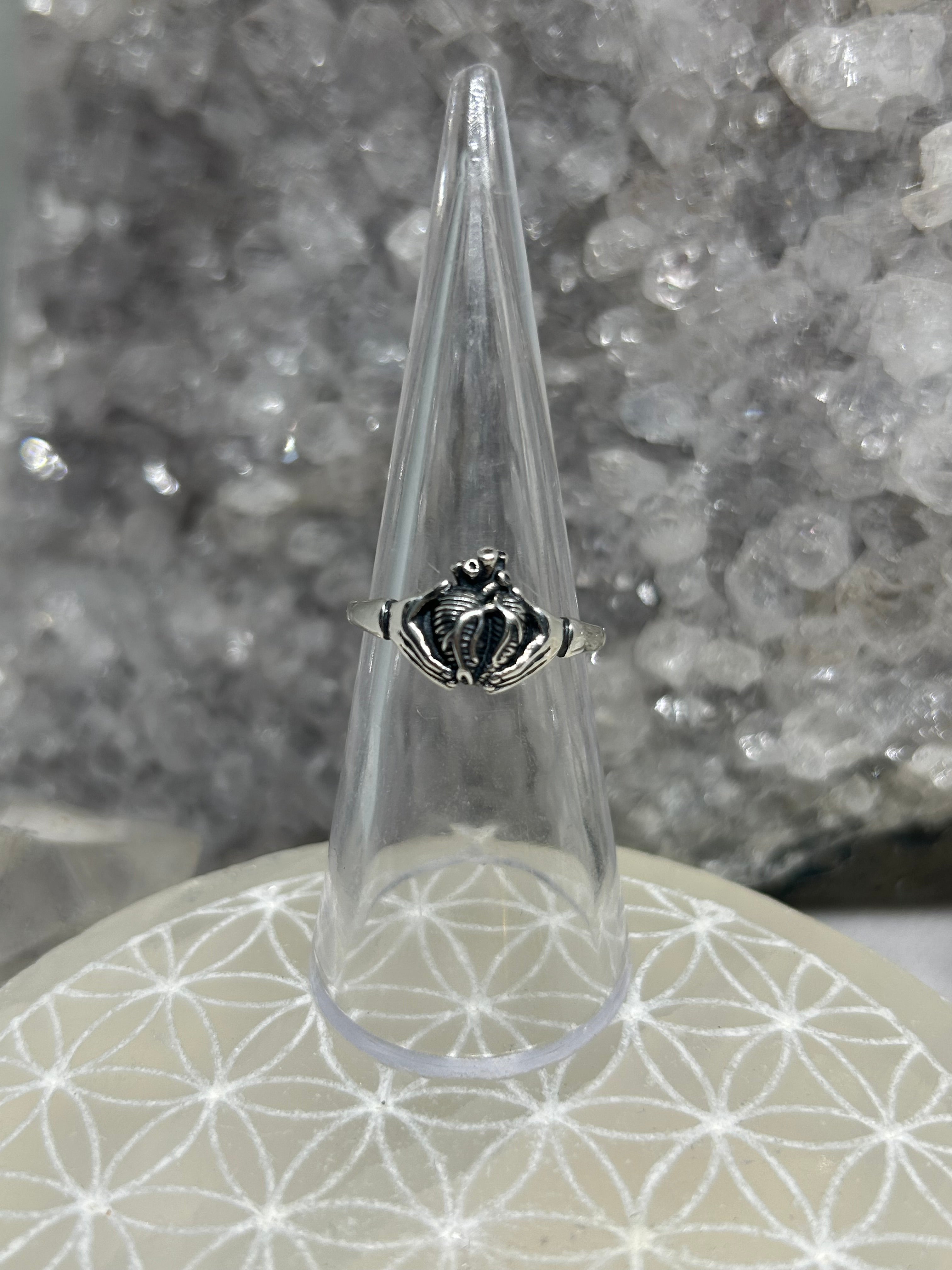 Anatomical Heart Ring 925