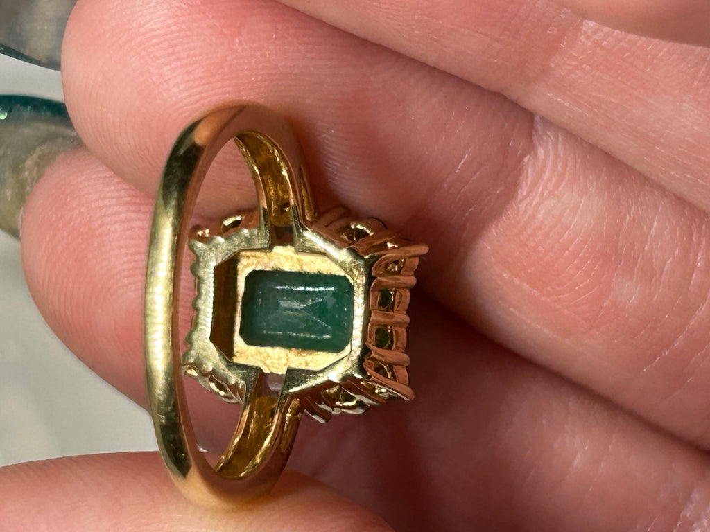 Vintage Emerald & Peridot Ring