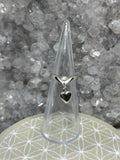 Vintage Heart Charm Ring 925