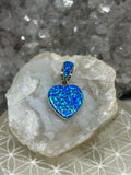 Native Inlay Heart Pendant