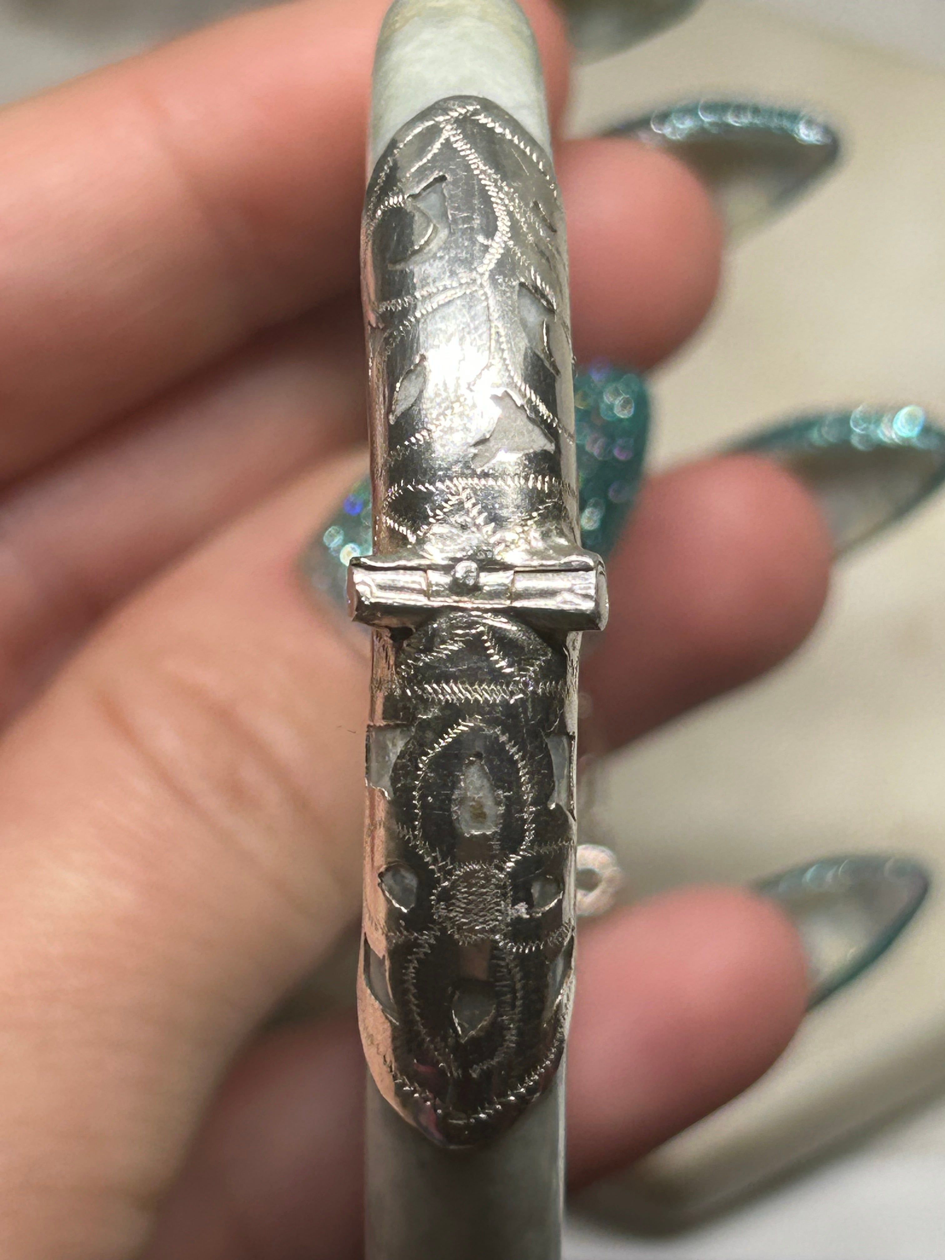 Jade & Ruby Bangle 52.6mm