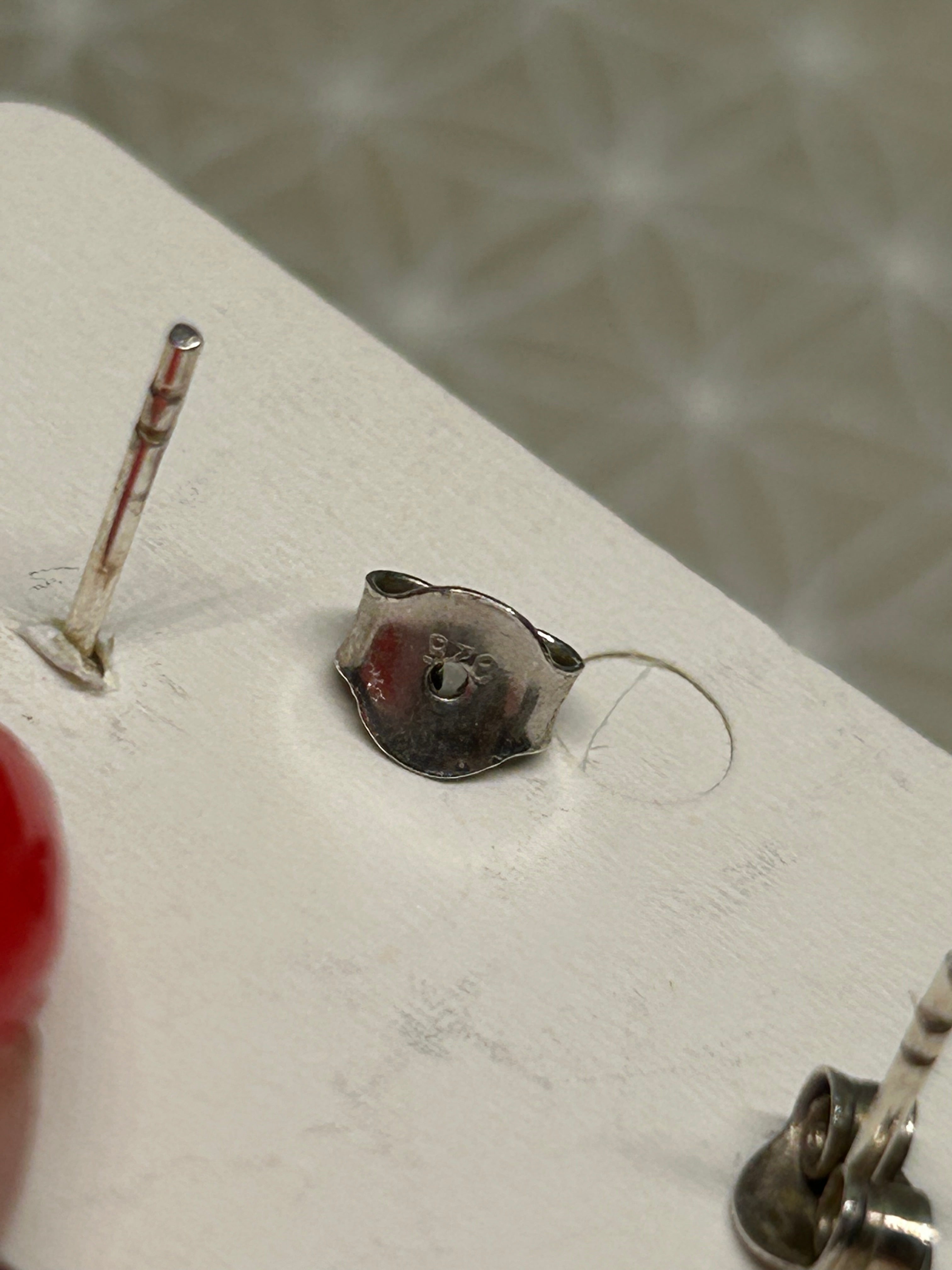 Cubic Zirconia Heart Earrings 925