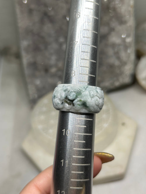 Carved Jade Ring